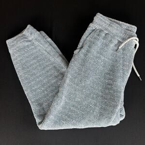 Faherty Men's Whitewater Herringbone Knit Joggers Size M